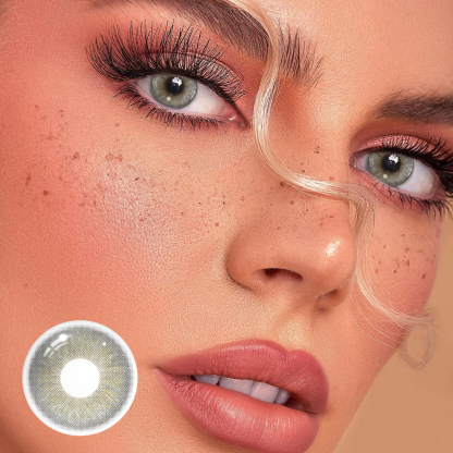 Pallas Gray Coloured Contact Lenses